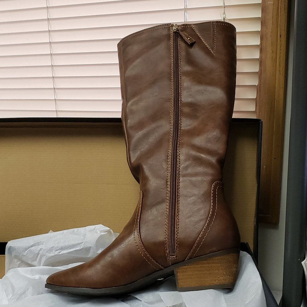Dr. Scholls Brilliance Tall Boots, Brown - Picture 3 of 5